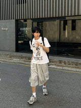 ルーメン アフロ グラフィック プリント Tシャツ
