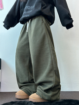 テディフリース🤎🐻 S-L🧸3サイズ ロングワイドヒーターパンツ 🤎💙💚3COLOR