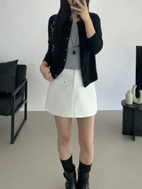 Nanore Round Neck Knit Cardigan