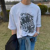 ASCLO タイガーシルケット半袖Tシャツ (3color)