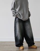 CROSS DEEP DENIM PANTS LB