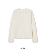 [1+1] Mobis round knit cardigan