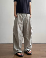 Ripple Pintuck Nylon pants
