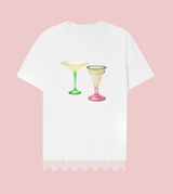 ピナコラーダレースTシャツ ホワイト