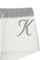 K Essential shorts, White