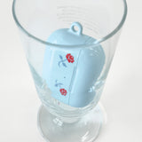 oab flower airpods case (blue)