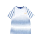 スタンダードインディゴストライプショートスリーブTシャツ (UNISEX)_SYS7TS12SB