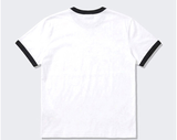 エッセンシャルスタンダード半袖リンガーTシャツ Cool Cats Club ホワイト
