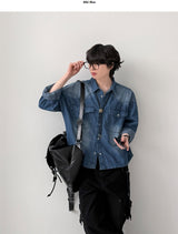 レストンクロップデニムシャツ