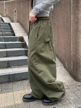 バルーンスナップワイドパンツ(3C)