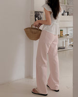 Merkin frill linen blouse
