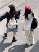 サマーツーウェイパンツ、クリームベージュ