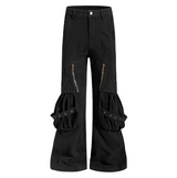 Veyra Zip Cargo Flare Pants