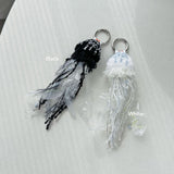 [MADE] Vinly Jellyfish Keyring (White / Black)