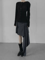 Pinched Draping Skirt