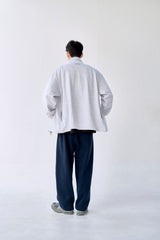 ALARM BALLON PANTS NAVY_UNISEX