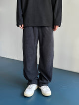 Twill Basic Golden Wide Pants 7C