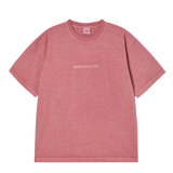25SS シンプルロゴピグメントショートスリーブTシャツ ピンク