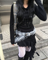 アンバランスフリルワンピース