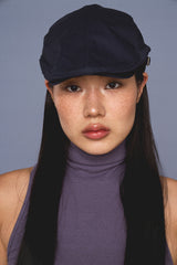 RIBBON HUNTING CAP / NAVY