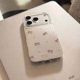 グリッター ダイヤモンド リボン iPhone ケース