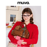 muva. Multi‑Wear Genuine‑Leather Handbag & Backpack, Large‑Capacity Travel Commuter Purse for Women, Autumn Winter, New Arrival Oct 14