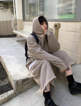 No.0637 pigment heavy hood & shorts SET (3color)