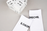 [3PACK] 1507 IOGCロゴクルーソックス