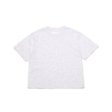 クロップTシャツ MELANGE WHITE