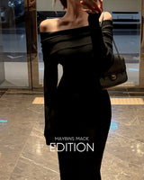 MADE. Helan knit long dress