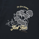 フィッシングウィティーバニーグラフィックルーズフィットTシャツ [NAVY]