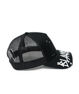 BBD Graffiti Logo Trucker Mesh Cap (Black)