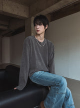 Quro ネックレス リブTシャツ