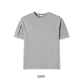 Koi Pocket Crop Round Short Sleeve T-shirt