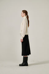 Cashmere turtle neck knit (Beige)