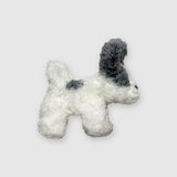 [made] mix-gray dog keyring