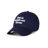 TMV Lettering Ball Cap / Twill Navy