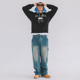 アーチロゴフードTシャツ　ブラック