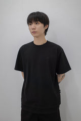 Cut Panel Layer Tee Black