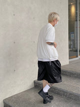 ナイロンピンタックハーフパンツ2C