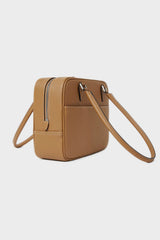 ブローチバッグ BROWN