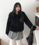 ピノストライプパンプキンレイヤードロングスリーブ