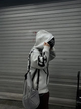 Irie knit zip-up white