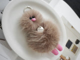 Cosymosy Ugly Bird Keyring - Ash Brown