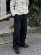 Vintage wave-washed cargo pants