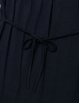 RUFFLE TIE TOP(NAVY)