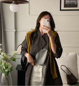 Elles Belted Half Trench Coat / 2 colors