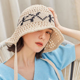 VA Digital Logo Punching Bonnet Hat / Beige