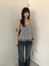 シースルーフリルビスチェ (2 colors)