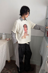 POPCORN EMBO HALF TEE